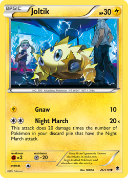 Joltik 26/119 Common | Phantom Forces | Pokemon Card - Image 1