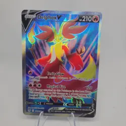Delphox V 173/196 Full Art Lost Origin Pokemon Card NM - Image 1