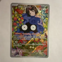 Pokemon Erika's Tangela 218/217 Scarlet & Violet Full Art Holo 80 HP Illustrati… - Image 1