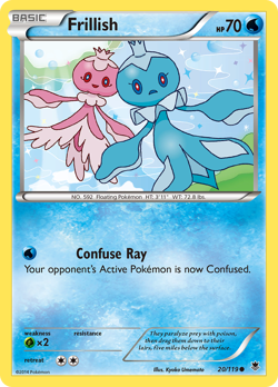 Frillish 20/119 Common | Phantom Forces | Pokemon Card - Image 1
