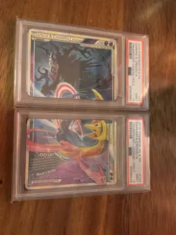 Pokemon Triumphant Darkrai & Cresselia LEGEND PSA Graded PSA 9 2 Cards 2010 - Image 1