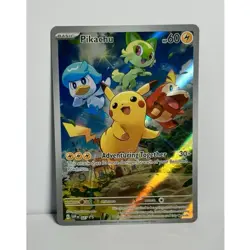 Pikachu 027 SVP Scarlet & Violet Promo Holo Basic Pokemon - Image 1