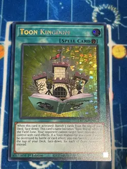 NM Toon Kingdom Secret Pharoah's Rare 1st Edition MAMA-EN112 Yu-Gi-Oh! - Image 1