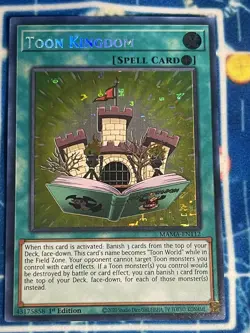 NM Toon Kingdom Secret Pharoah's Rare 1st Edition MAMA-EN112 Yu-Gi-Oh! - Image 2