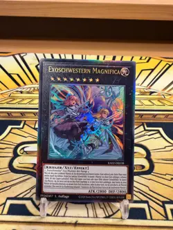 Yugioh Exoschwestern Magnifica RA02-DE038 Ultimate Rare - Image 1