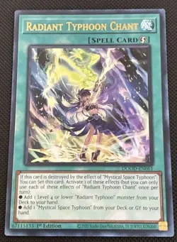 Radiant Typhoon Chant - DOOD-EN061 1st Edition Ultra Rare NM/Near Mint Yugioh - Image 1