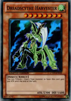 Yugioh Dreadscythe Harvester CT07-EN019 Limited Edition Super Rare NM - Image 1