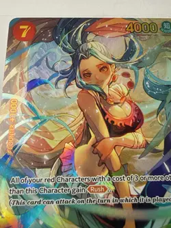 One Piece Nefeltari Vivi (OP04-118) Alternate Art Foil English Card - Image 3
