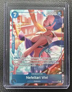 Nefeltari Vivi EB04-025 SR Alt Art One Piece Card TCG English NM - Image 1