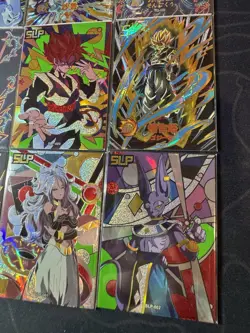 Dragon Ball Hero Lot of 9 x Premium Anime Foiled Sketch GP PR Cards Goku Buu - Image 4