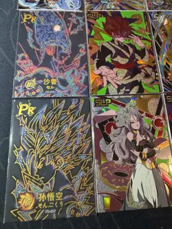 Dragon Ball Hero Lot of 9 x Premium Anime Foiled Sketch GP PR Cards Goku Buu - Image 5