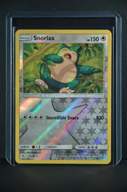 Snorlax Reverse Holo Foil - Hidden Fates 2019 50/68 - Near Mint Pokemon TCG Card - Image 2