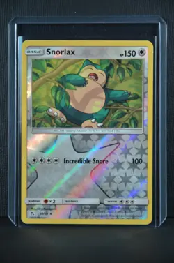 Snorlax Reverse Holo Foil - Hidden Fates 2019 50/68 - Near Mint Pokemon TCG Card - Image 4