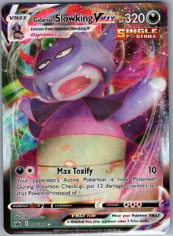 Galarian Slowking VMAX 100/198 SWSH06: Chilling Reign - Pokemon Card - NM - Image 1