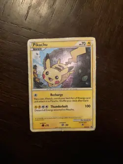 Pikachu HGSS03 Black Star Promo Holo Rare Pokemon Card - Image 1