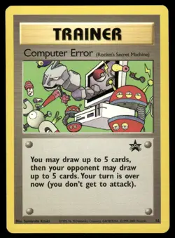 Pokemon Cards Computer Error 16 Wizards Black Star Promos Promo LP - Image 1