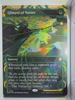 Glimpse of Nature - R53 - MTG - Secrets of Strixhaven: Mystical Archive (SOA) - Image 1
