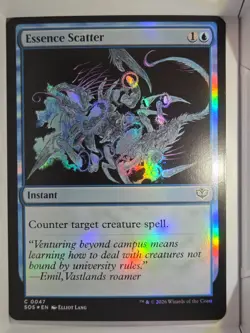 Essence Scatter - C47 - MTG - Secrets of Strixhaven (SOS) - FOIL - Image 1