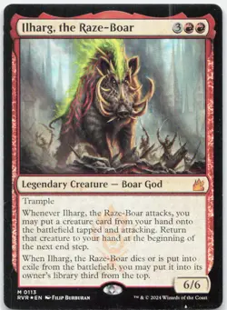 Ilharg, the Raze-Boar *Foil* RVR 113 NM - Image 1
