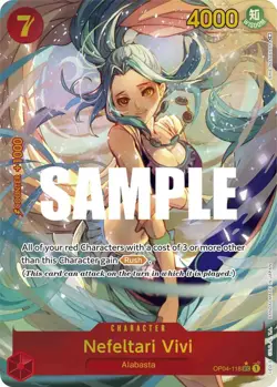 Nefeltari Vivi (118) (Alternate Art) [OP04 - OP04-118] - NM [Foil] TCG One Piece - Image 1