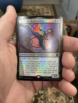 Gwenom, Remorseless Marvel's Spider-Man Foil Promo MTG 0286 Unplayed Magic - Image 1