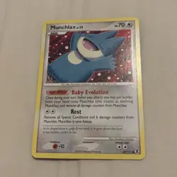 Pokemon TCG Munchlax Basic Common Rising Rivals Regular 69/111 70 HP 2009 - Image 1