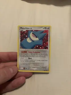 Pokemon TCG Munchlax Basic Common Rising Rivals Regular 69/111 70 HP 2009 - Image 2