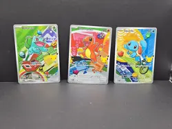 Pokemon TCG First Partner Illustration Collection Series 1 GEN 1 Starters - Image 1