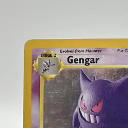 Pokemon Fossil Holo Gengar 5/62 Unlimited Rare MP - Image 3