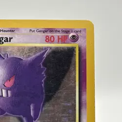 Pokemon Fossil Holo Gengar 5/62 Unlimited Rare MP - Image 4