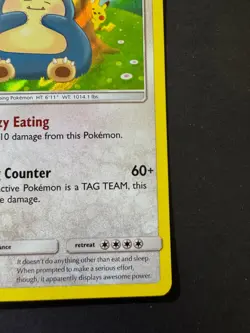 Snorlax 158/214 - Sun & Moon Unbroken Bonds Holo Rare Pokemon TCG NM - Image 5