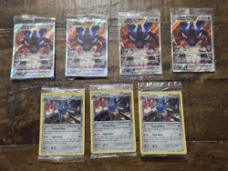 7 Pokemon TCG Lucario Vstar SWSH291 & Lucario 63/124 XY Fates Collide PROMO - Image 2
