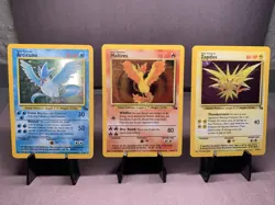 Pokemon TCG Legendary Birds Holo Rare Fossil Set Lot WOTC VTG 1999 - Image 1