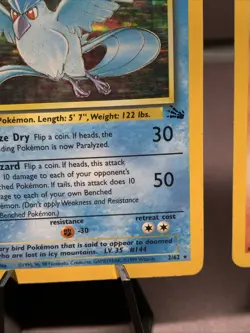 Pokemon TCG Legendary Birds Holo Rare Fossil Set Lot WOTC VTG 1999 - Image 5
