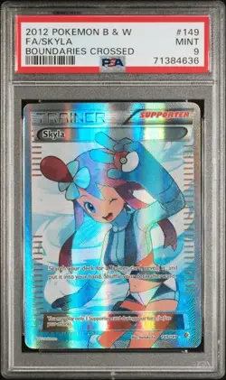 PSA 9 MINT Skyla Boundaries Crossed Full Art Holo Trainer Pokemon 149/149 - Image 1