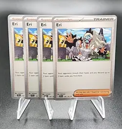 4x Eri 146/162 Scarlet & Violet Temporal Forces Pokemon Playset - Image 1