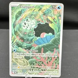 Pokemon Clamperl SV10: Destined Rivals IR Holo 195/182 60 HP - Image 1
