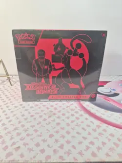 Pokemon Scarlet and Violet: Destined Rivals ETB. SMALL TEAR. SEE PICTURES! - Image 1