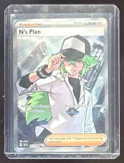 2025 Pokemon Gaming Black Bolt N's Plan #163/086 Ultra Rare - Image 1