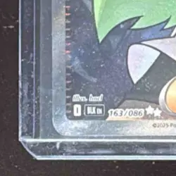 2025 Pokemon Gaming Black Bolt N's Plan #163/086 Ultra Rare - Image 4