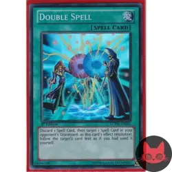 Yugioh Double Spell LCYW-EN065 Super Rare 1st Edition NM - Image 1