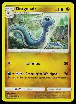 Pokemon Card Unified Minds Dragonair 150/236 Uncommon - Image 1