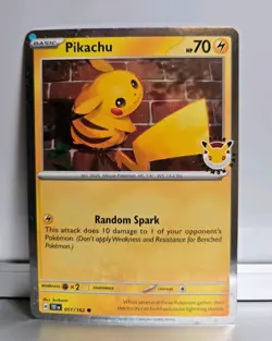 Pikachu 051/162 2026 Pokemon Day Stamped Promo Holo Card TCG - Image 4