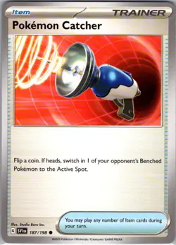 Pokemon Catcher 187/198 Normal Common SV01: Scarlet & Violet Base Set NM - Image 1
