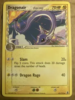 Dragonair Pokemon Card Delta Species 41/113 LP - Image 1