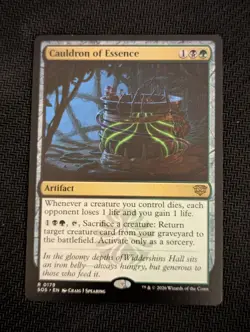 MTG magic 1x Cauldron of Essence (M/NM) Secrets of Strixhaven - Image 1