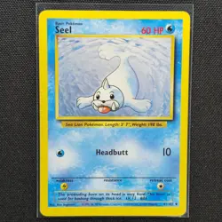 Seel - 41/102 - Uncommon - Base Set - Pokemon Card - LP - Image 1