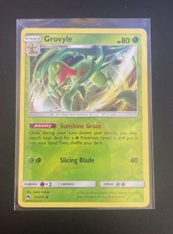 Pokemon - Grovyle - 21/214 - Reverse Holo - Lost Thunder - NM/M - Image 1