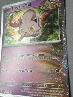 Pokemon TCG * SV Temporal Force * 77/162 Scream Tail Cosmos Holo * FRESH PK - Image 3