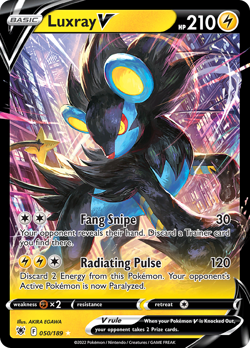 Luxray V 50/189 Rare Holo V | Astral Radiance | Pokemon Card - Image 1